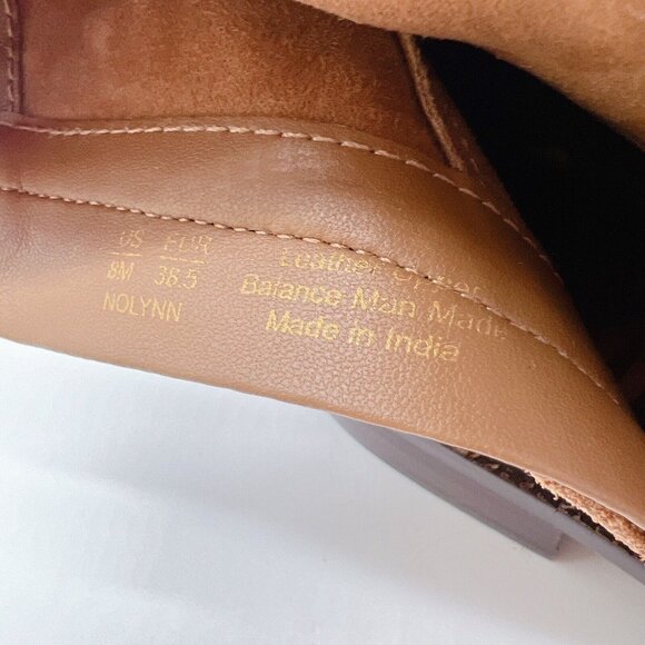 Sam Edelman Nolynn Women's Ankle Boots Booties Saddle Brown Suede Side Zip US 8 - Picture 13 of 13